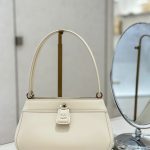 Christian Dior Small Dior Key Bag White For Women 8.5in/22cm M1844OBEQ_M49U