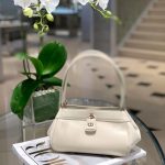 Christian Dior Small Dior Key Bag White For Women 8.5in/22cm M1844OBEQ_M49U