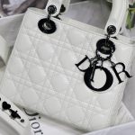 Dior Small Lady Dior My Abcdior Bag Black/Grey/White For Women 8in/20cm
