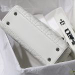 Dior Small Lady Dior My Abcdior Bag Black/Grey/White For Women 8in/20cm