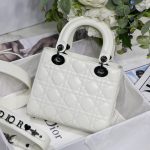 Dior Small Lady Dior My Abcdior Bag Black/Grey/White For Women 8in/20cm