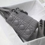 Dior Small Lady Dior My Abcdior Bag Black/Grey/White For Women 8in/20cm