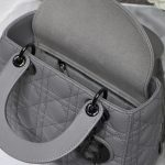Dior Small Lady Dior My Abcdior Bag Black/Grey/White For Women 8in/20cm