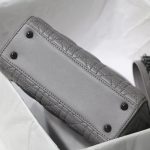 Dior Small Lady Dior My Abcdior Bag Black/Grey/White For Women 8in/20cm