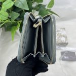 Dior Small Lady Dior Voyageur Coin Purse Black/Light Pink/Blue For Women 4.5in/11cm S0985ONMJ_M900
