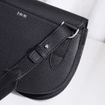 Dior The Saddle Pouch Black For Women‎ 9.5in/24cm CD