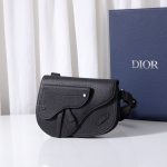 Dior The Saddle Pouch Black For Women‎ 9.5in/24cm CD