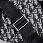 Dior The Saddle Pouch Dior Oblique Jacquard White/Black For Women‎ 9.5in/24cm CD