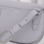 Dior The Saddle Pouch With Border Black/Grey For Women‎ 9.5in/24cm CD