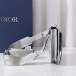 Dior The Saddle Pouch With Border Black/Grey For Women‎ 9.5in/24cm CD