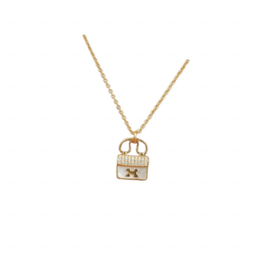 Amulettes Constance Necklace Gold Tone