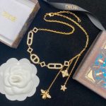 Dior Bee Necklace Gold For Women