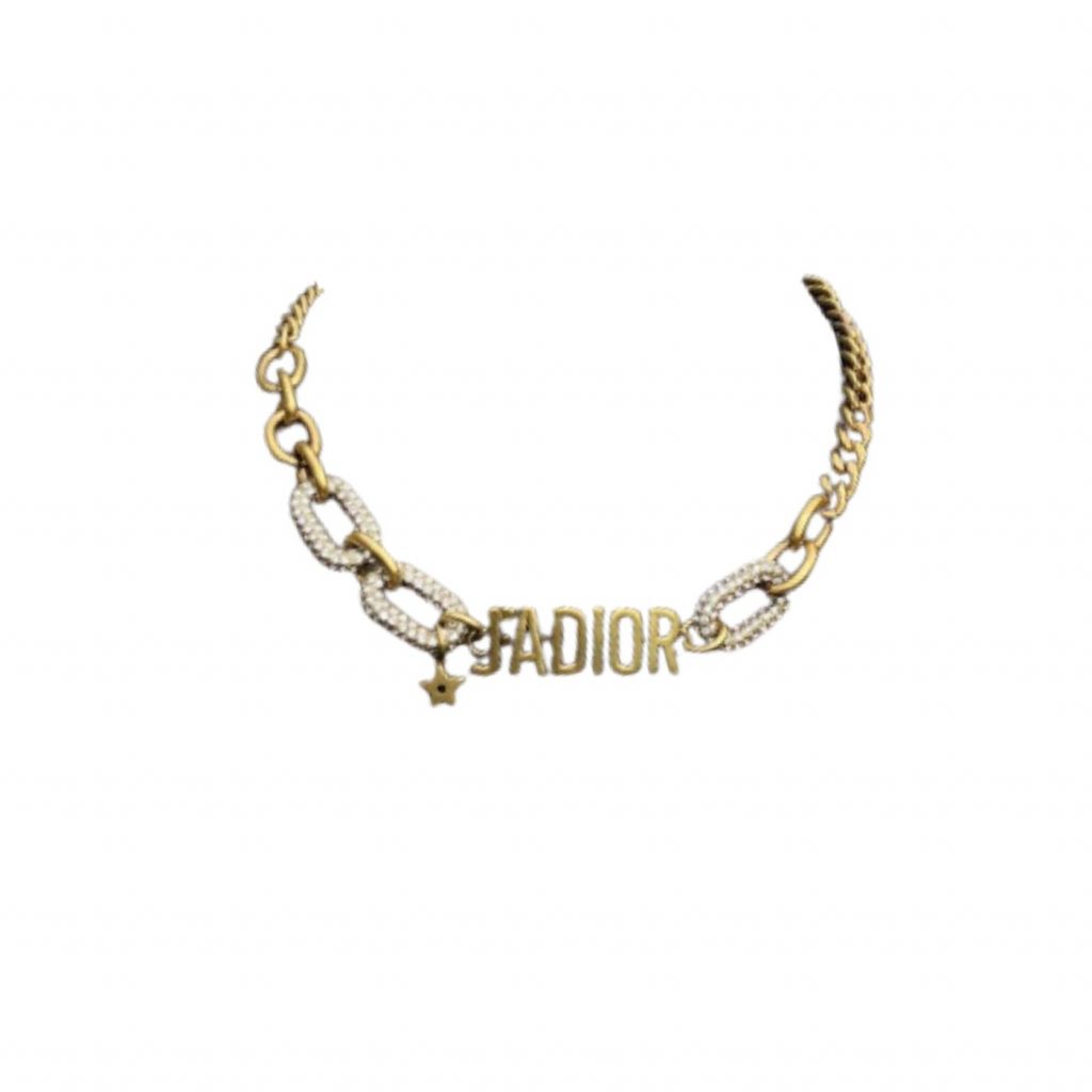 Big Chain Choker Gold Tone