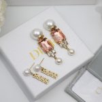 Big Rectangle Twinkle Stone Earrings Gold Tone For Women