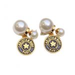 Dior CD Earrings White For Women