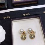 Dior CD Earrings White For Women