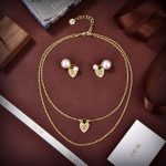 Dior CD Necklace Gold For Women