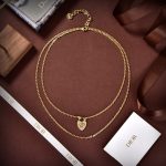 Dior CD Necklace Gold For Women