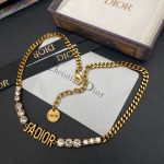 Dior Chain Necklace Gold For Women