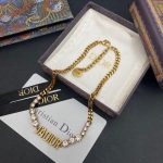 Dior Chain Necklace Gold For Women