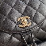 Chanel Caviar Vintage Duma Backpack Black For Women 9.5in / 24cm AS1371