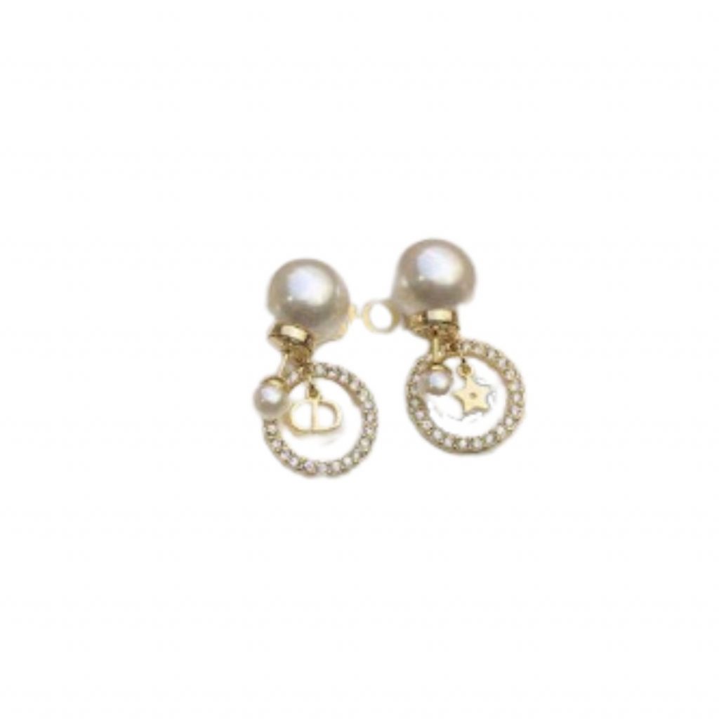 Clair Lune Earrings Gold Tone