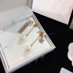 Dior I Shape Earrings Gold Tone For Women