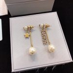 Dior I Shape Earrings Gold Tone For Women