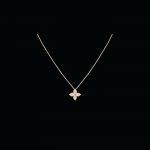 Louis Vuitton Idylle Blossom Pendant Necklace Pink Gold Tone For Women