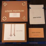 Louis Vuitton Idylle Blossom Pendant Necklace Pink Gold Tone For Women