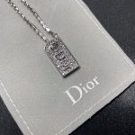 Dior Letter Necklace Silver For Women