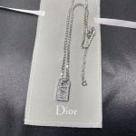 Dior Letter Necklace Silver For Women