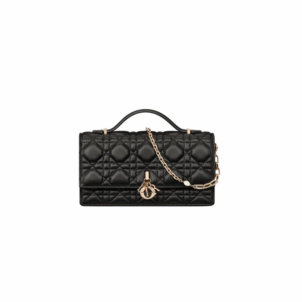 Miss Dior Mini Bag Black For Women S0980ONMJ_M900 8.5in/21cm