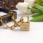 Dior Pin Buckle Necklace Gold For Women