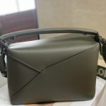 Loewe Small Puzzle Bag White/Yellow/Green Khaki/Pink For Women 9.4in / 24cm A510S21X88