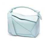 Loewe Small Puzzle Bag White/Yellow/Green Khaki/Pink For Women 9.4in / 24cm A510S21X88
