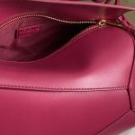 Loewe Small Puzzle Bag White/Yellow/Green Khaki/Pink For Women 9.4in / 24cm A510S21X88