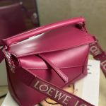 Loewe Small Puzzle Bag White/Yellow/Green Khaki/Pink For Women 9.4in / 24cm A510S21X88