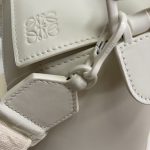 Loewe Small Puzzle Bag White/Yellow/Green Khaki/Pink For Women 9.4in / 24cm A510S21X88