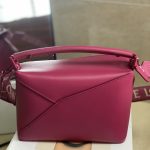 Loewe Small Puzzle Bag White/Yellow/Green Khaki/Pink For Women 9.4in / 24cm A510S21X88