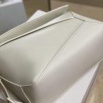 Loewe Small Puzzle Bag White/Yellow/Green Khaki/Pink For Women 9.4in / 24cm A510S21X88