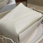Loewe Small Puzzle Bag White/Yellow/Green Khaki/Pink For Women 9.4in / 24cm A510S21X88