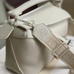 Loewe Small Puzzle Bag White/Yellow/Green Khaki/Pink For Women 9.4in / 24cm A510S21X88