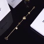 Stylized Detail Bracelet Gold Tone For Women