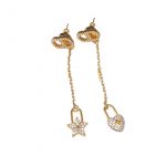 Dior Tassel Earrings Gold For Women