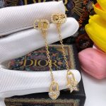 Dior Tassel Earrings Gold For Women