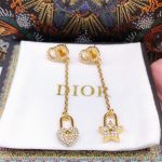 Dior Tassel Earrings Gold For Women
