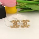 Chanel Wheat Earrings Gold For Women