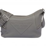 Prada Bag With Shoulder Strap In Grey For Women 10.2 in/ 26cm 2VH165_2BBE_F0K44_V_OOO