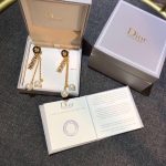 Dior J-A-D-I-O-R Earrings Gold Tone For Women